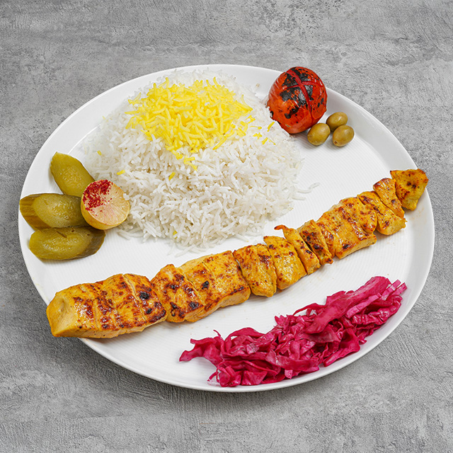 چلو جوجه زعفرانی مخصوص