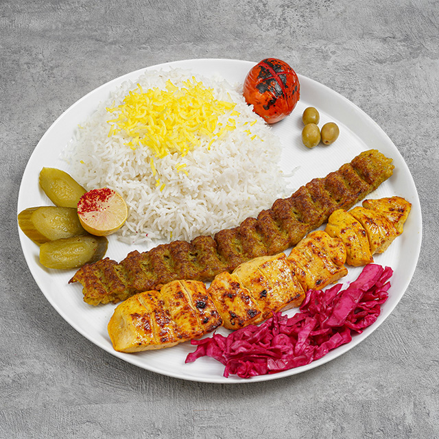 چلو کباب میکس